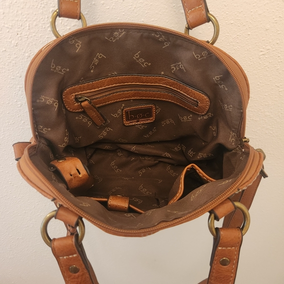 b.o.c. Tan Shoulder Bag with Gold Accents - Picture 6 of 7